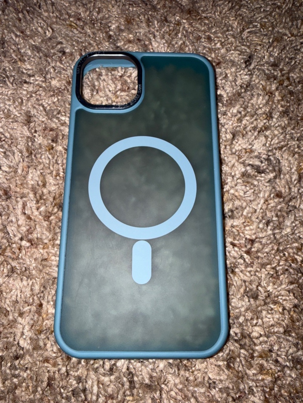 Apple MagSafe iPhone Case - Teal and Light Blue Trim